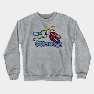 Climbing hobby design Crewneck Sweatshirt